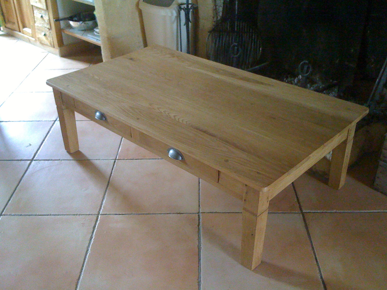 Table basse en chêne