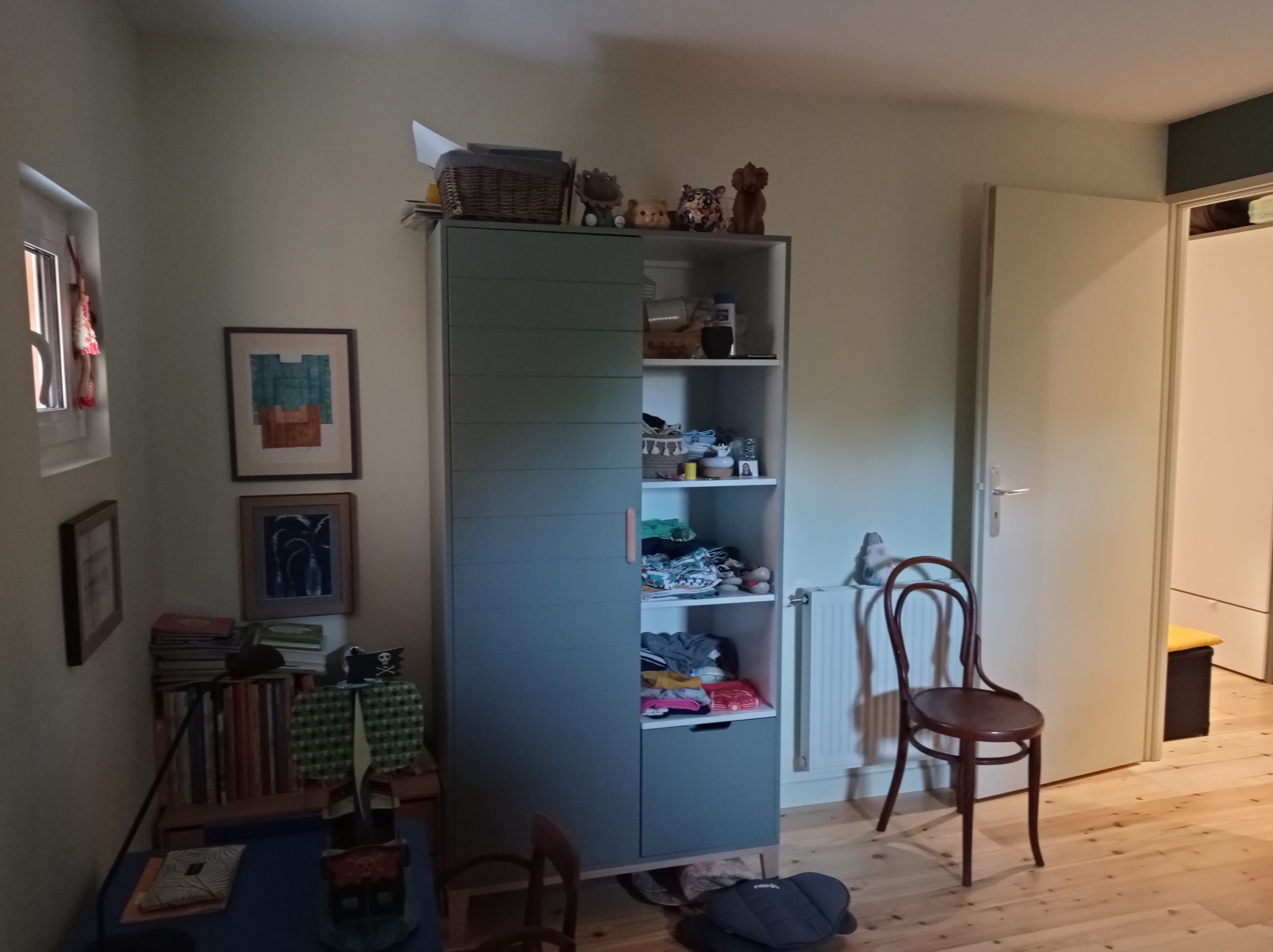 Bibliothèque Dressing Enfants